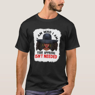 Black Queen African American Ladies Black History  T-Shirt