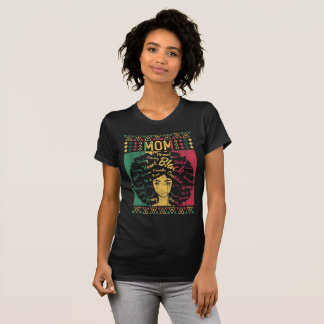 Black Queen African American Melanin Natural Hair T-Shirt