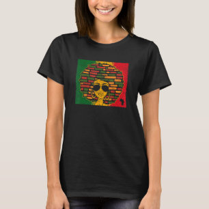 Black Queen   African Black Girl   Black History M T-Shirt
