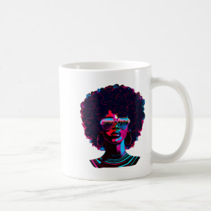 Black Queen Afro Black History Melanin Womens Vapo Coffee Mug