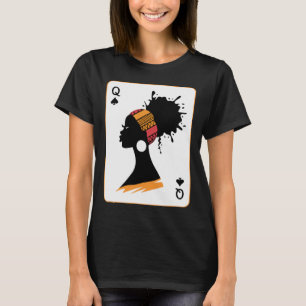 Black Queen Afro Drug Proud Melanin African Americ T-Shirt