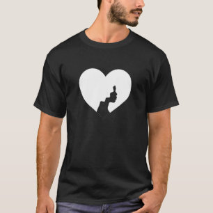 Black Queen Afro Heart Girl Magic Melanin Man Wome T-Shirt