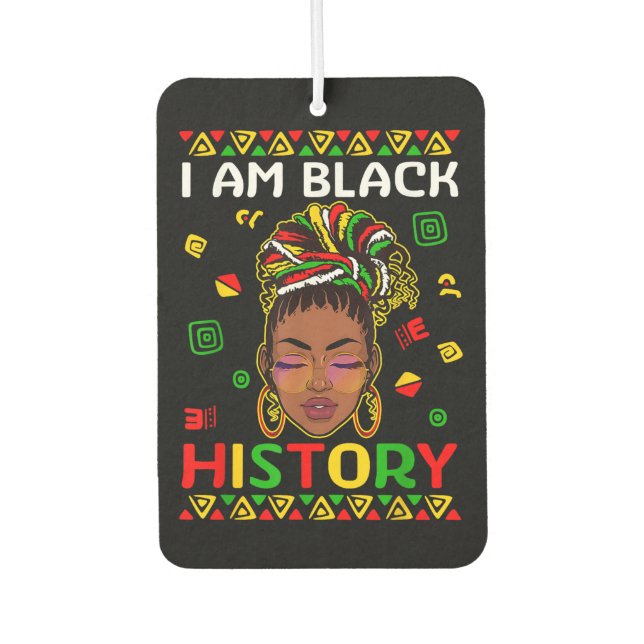 Black Queen Car Air Freshener (Front)
