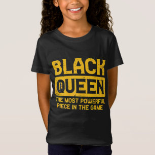 Black Queen Chess Black History Pride BLM African T-Shirt