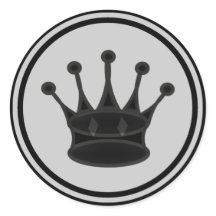 Black Queen Chess Piece