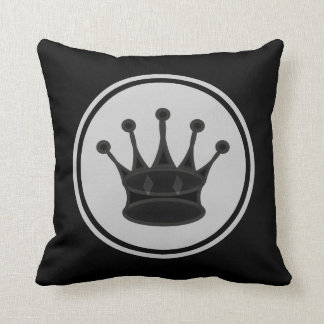 Black Queen Chess Piece Cushion