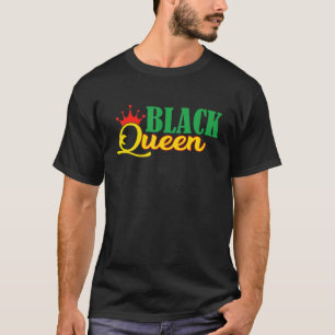 Black Queen Crown African American Black Women Kid T-Shirt