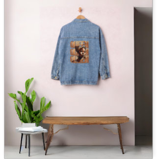 Black Queen Denim Jacket