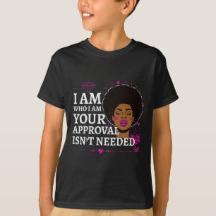 Black Queen Gifts Curly Natural Afro African Ameri T-Shirt