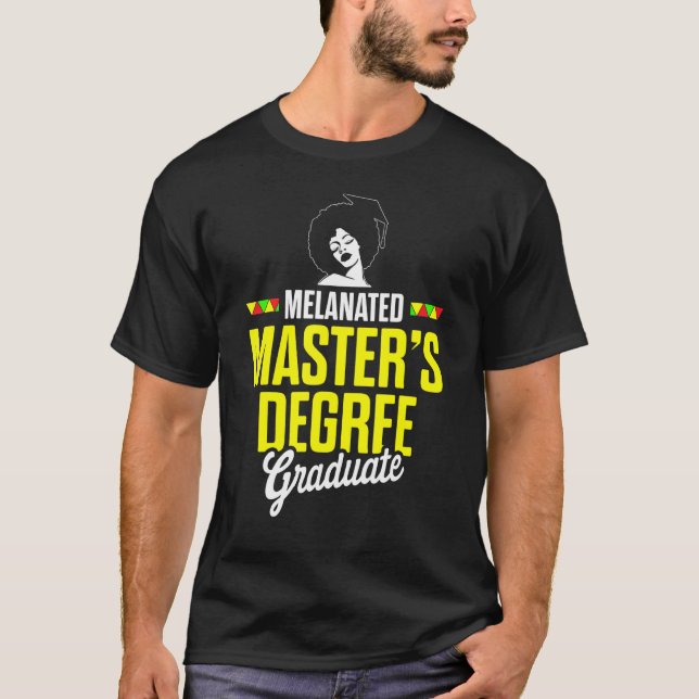 Black Queen Masters Graduation 5 T-Shirt (Front)