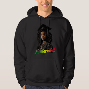 Black Queen Masters Graduation Girl Mastered It 1 Hoodie