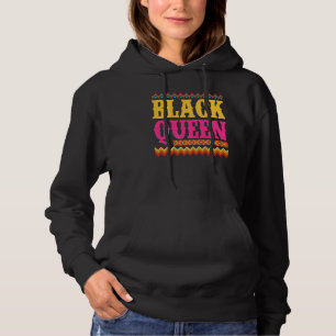 Black Queen Melanin Afro American Black History Hoodie