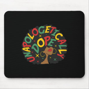 Black Queen Melanin Drug African American Pride Hi Mouse Mat