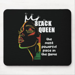 Black Queen Most Powerful Chess Black History Mont Mouse Mat