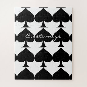 Black Queen of Spades Black Thunder_Cove Jigsaw Puzzle