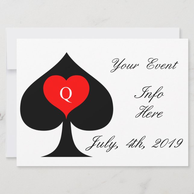 Black Queen of Spades Red Heart Thunder_Cove (Front)