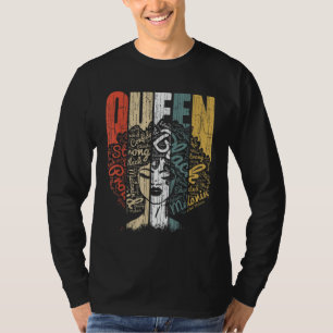 Black Queen Pride for Women African American Power T-Shirt