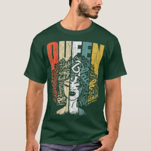 Black Queen Pride Shirt for Women African Power