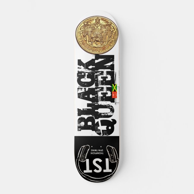 BLACK QUEEN Skateboard (Front)