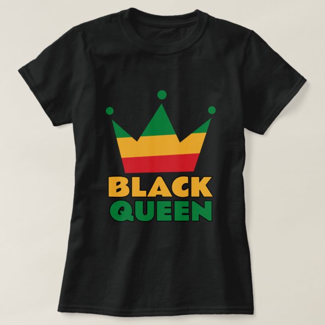 Black Queen T-Shirt (Design Front)