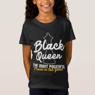 Black Queen The Most Powerful Chess African Americ T-Shirt