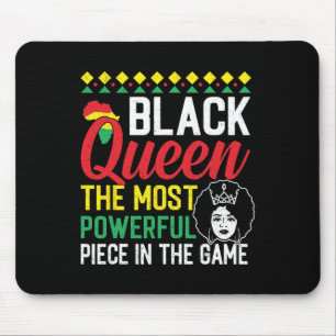 Black Queen The Most Powerful Piece Black History Mouse Mat
