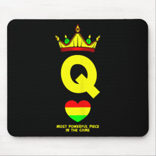 Black Queen The Most Powerful Piece In The Game Ju Mouse Mat