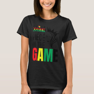 Black Queen The Most Powerful Piece The Game Black T-Shirt