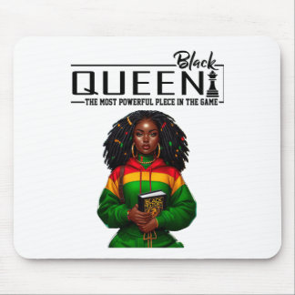 Black Queen The Most Powerful Plece In The Game - Mouse Mat