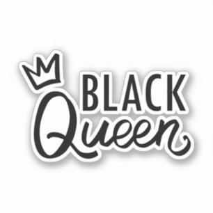 Black Queen Vinyl Stickers