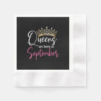 Black Queens are Born in September Women Birthday
