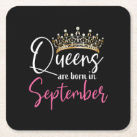 Black Queens are Born in September Women Birthday