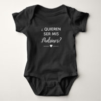 Black Quieren Ser Mis Padrinos Godparents Proposal