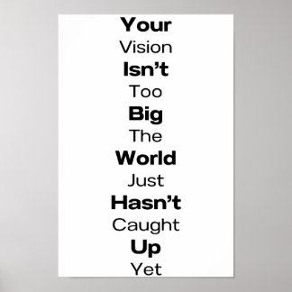 Black Quoted Poster Print #1