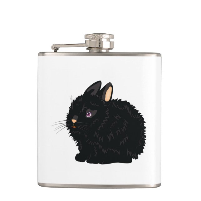 Black Rabbit Flask (Front)