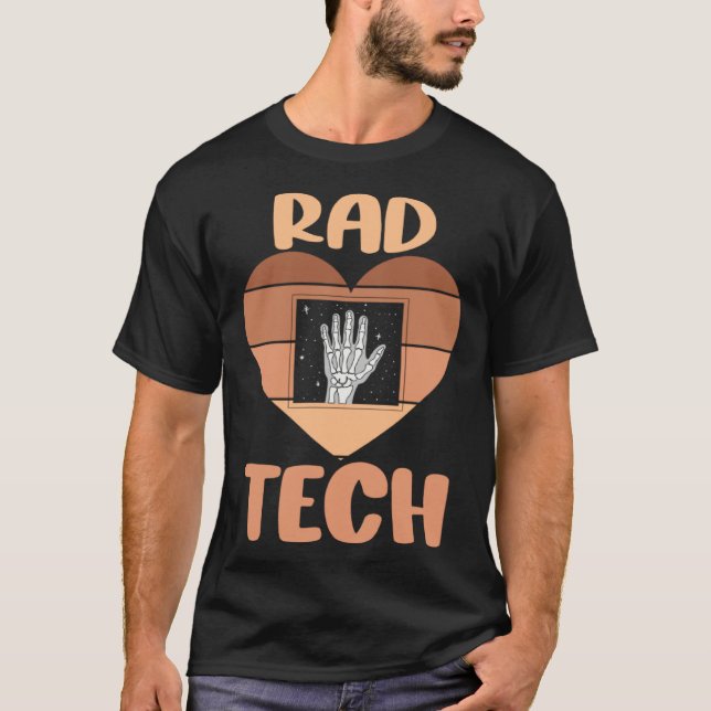 Black Radiology Technologist Rad Tech Week Xray Te T-Shirt (Front)