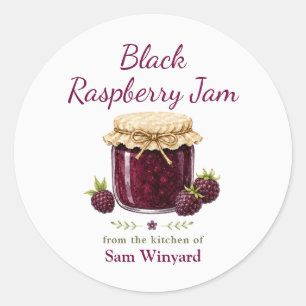 Black Raspberry Jam From the Kitchen Of Label