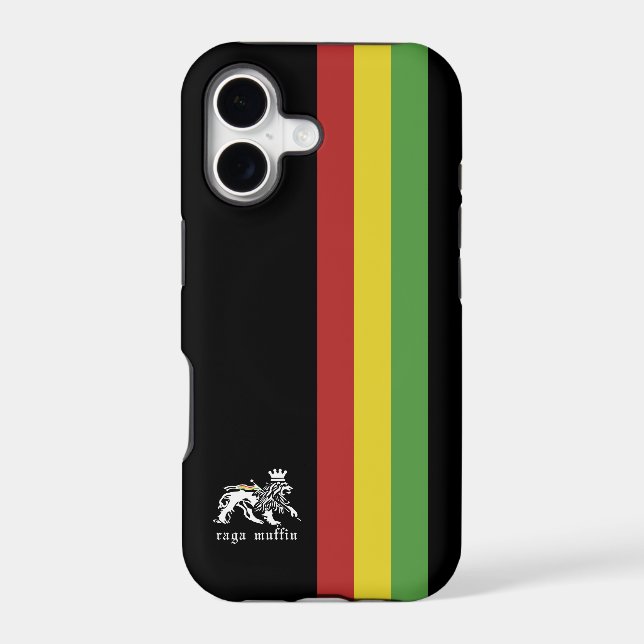 Black Rasta Stripe Iphone 5 Case (Back)