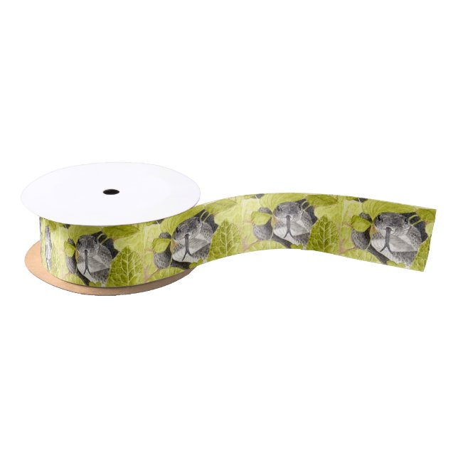 Black Rat Snake Satin Ribbon (Spool)
