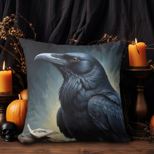 Black Raven Cushion