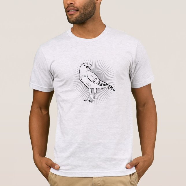 Black Raven – Customisable T-Shirt (Front)