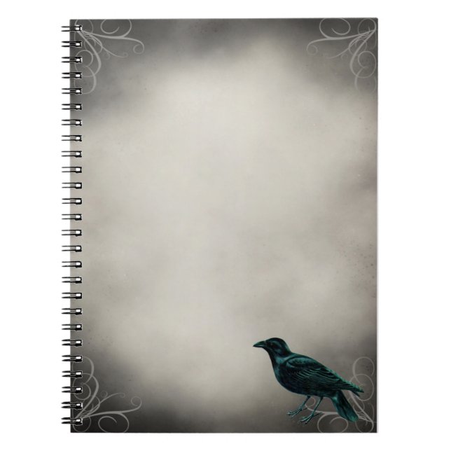 Black Raven Gothic Notebook (Front)