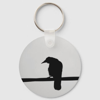 black raven key ring
