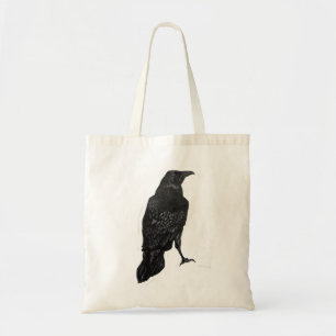 Black Raven Tote Bag