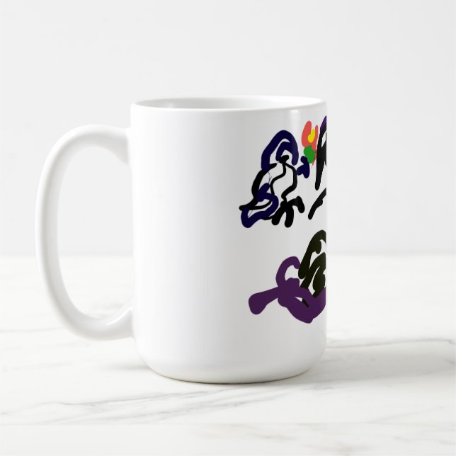 Black Ravens party Coffee Mug (Left)