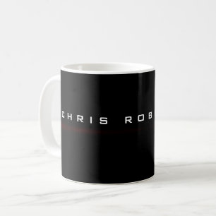 Black Red Attractive Charming Minimalist Coffee Mug