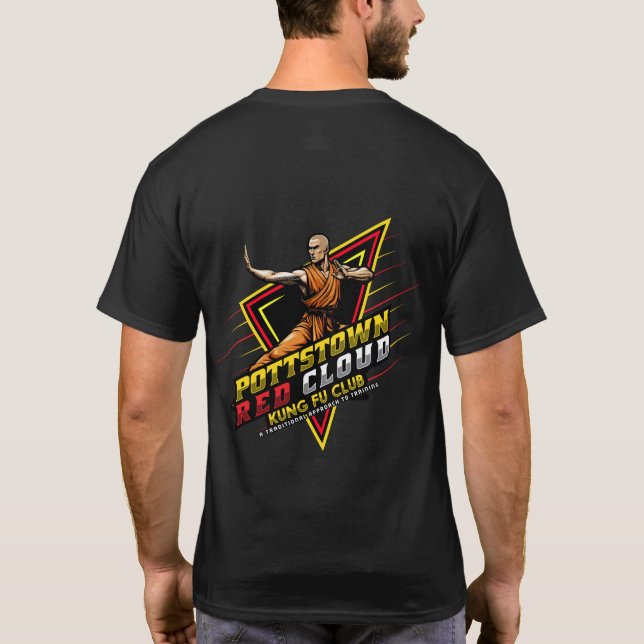 Black Red Cloud Kung Fu Club T-Shirt (Back)