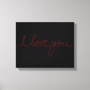 black & red decor love theme