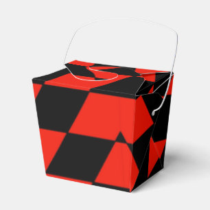 Black & Red Favor Box