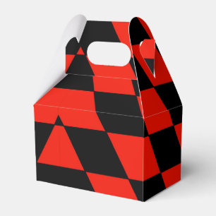 Black & Red Favour Box